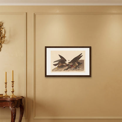 Orlonzo - FRAMED CANVAS DARK WOOD 7550cm3020 ROOM