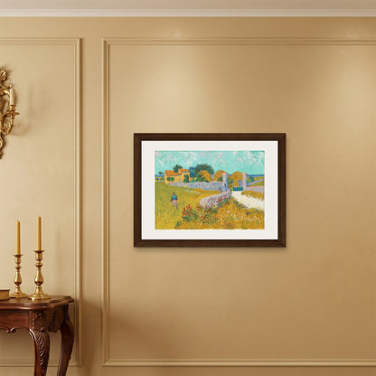 Orlonzo - FRAMED CANVAS DARK WOOD 8060cm3224 ROOM