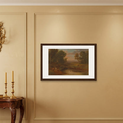 Orlonzo - FRAMED CANVAS DARK WOOD 9060cm3624 ROOM