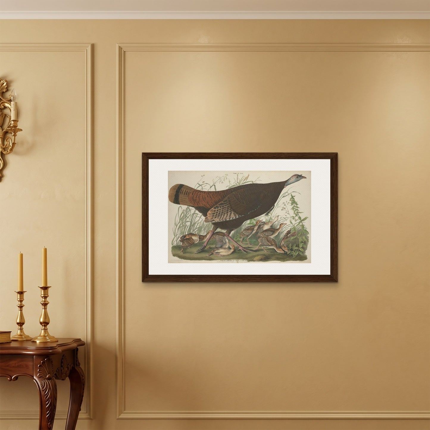 Orlonzo - FRAMED CANVAS DARK WOOD 9060cm3624 ROOM