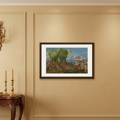 Orlonzo - FRAMED CANVAS DARK WOOD 9060cm3624 ROOM