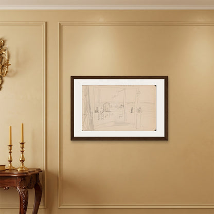 Orlonzo - FRAMED CANVAS DARK WOOD 9060cm3624 ROOM
