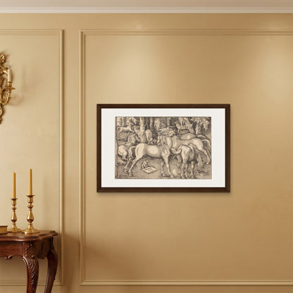 Orlonzo - FRAMED CANVAS DARK WOOD 9060cm3624 ROOM