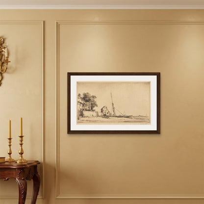 Orlonzo - FRAMED CANVAS DARK WOOD 9060cm3624 ROOM