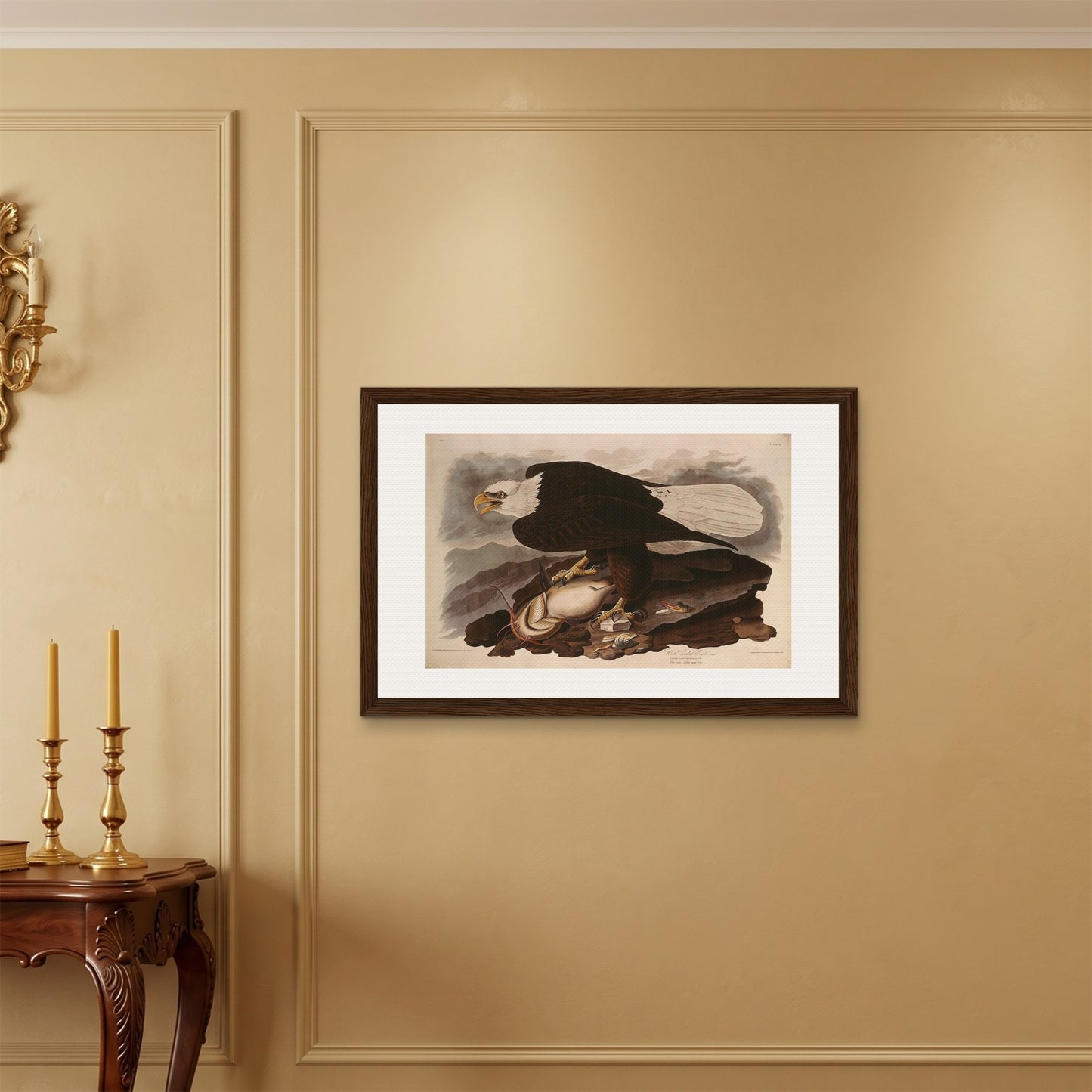 Orlonzo - FRAMED CANVAS DARK WOOD 9060cm3624 ROOM