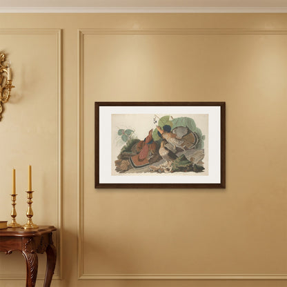 Orlonzo - FRAMED CANVAS DARK WOOD 9060cm3624 ROOM