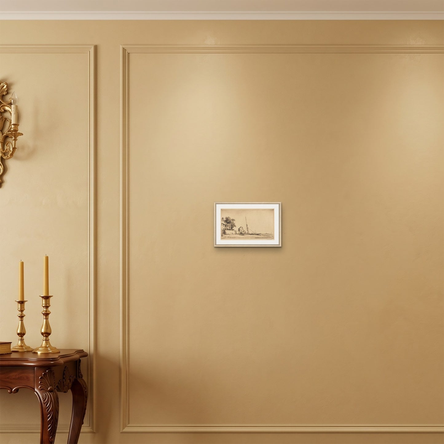 Orlonzo - FRAMED CANVAS WOOD 3020cm128 ROOM