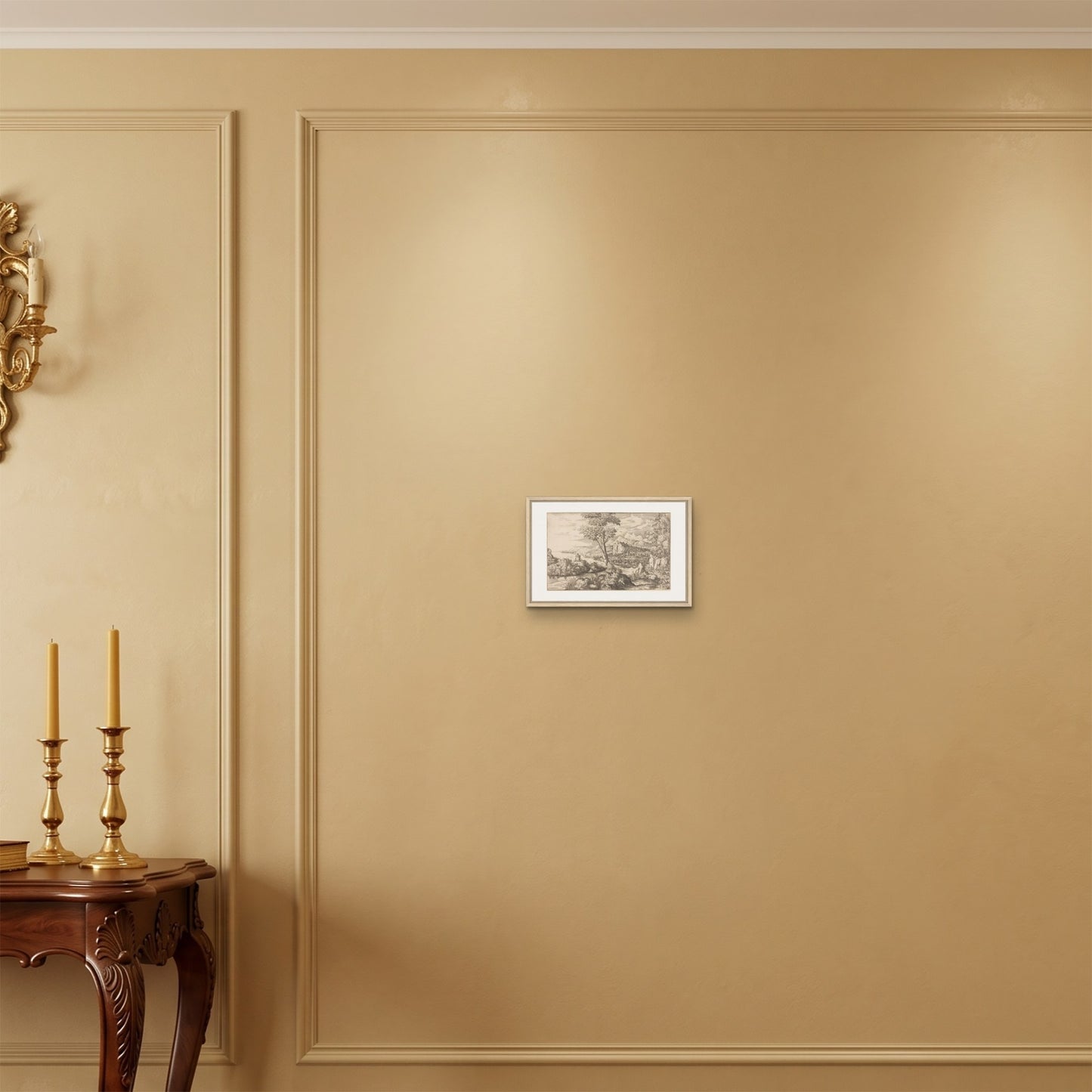 Orlonzo - FRAMED CANVAS WOOD 3020cm128 ROOM