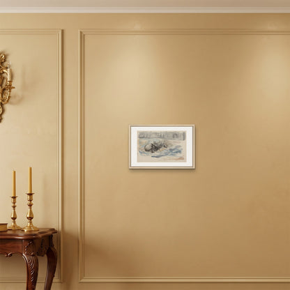 Orlonzo - FRAMED CANVAS WOOD 4530cm1812 ROOM