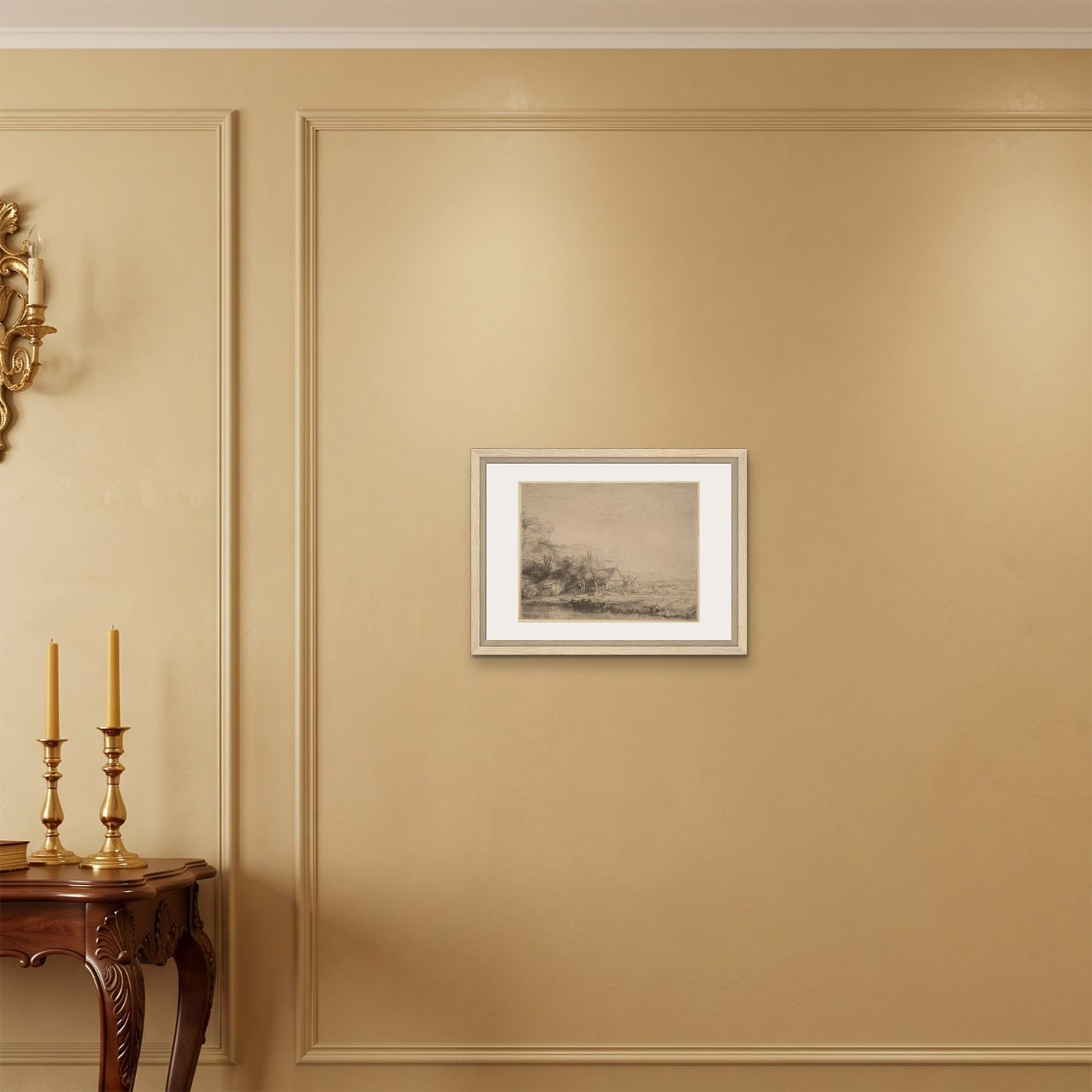 Orlonzo - FRAMED CANVAS WOOD 5040cm2016 ROOM