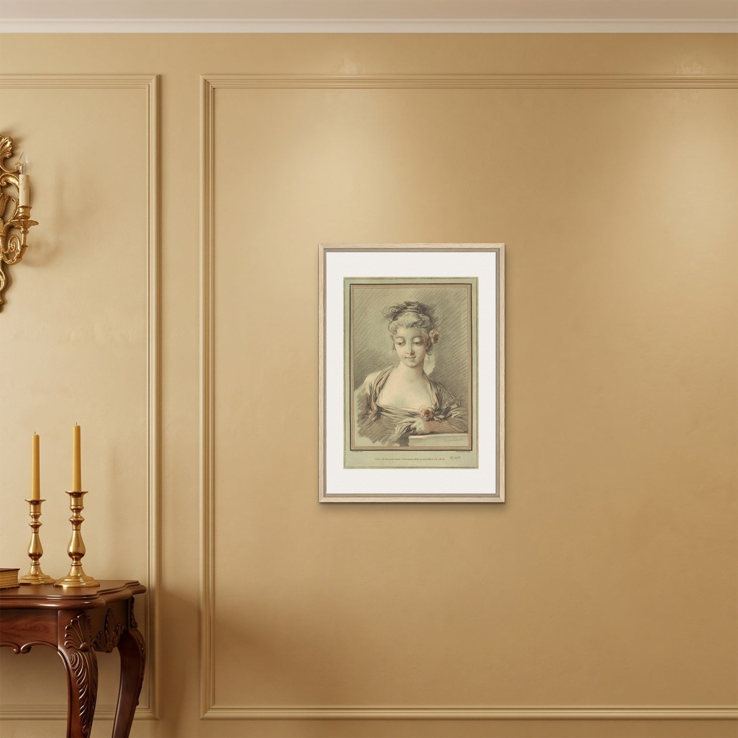 Orlonzo - FRAMED CANVAS WOOD 50x70cm20x28 ROOM