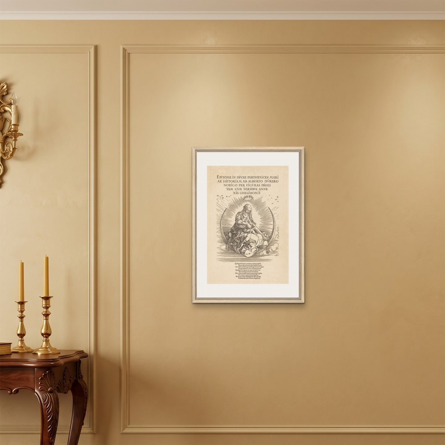 Orlonzo - FRAMED CANVAS WOOD 50x70cm20x28 ROOM