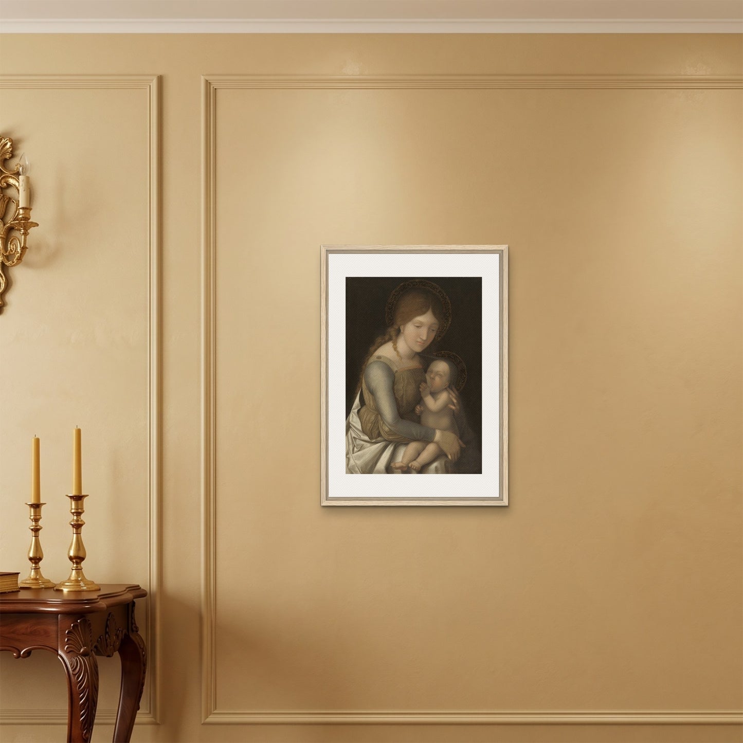 Orlonzo - FRAMED CANVAS WOOD 50x70cm20x28 ROOM