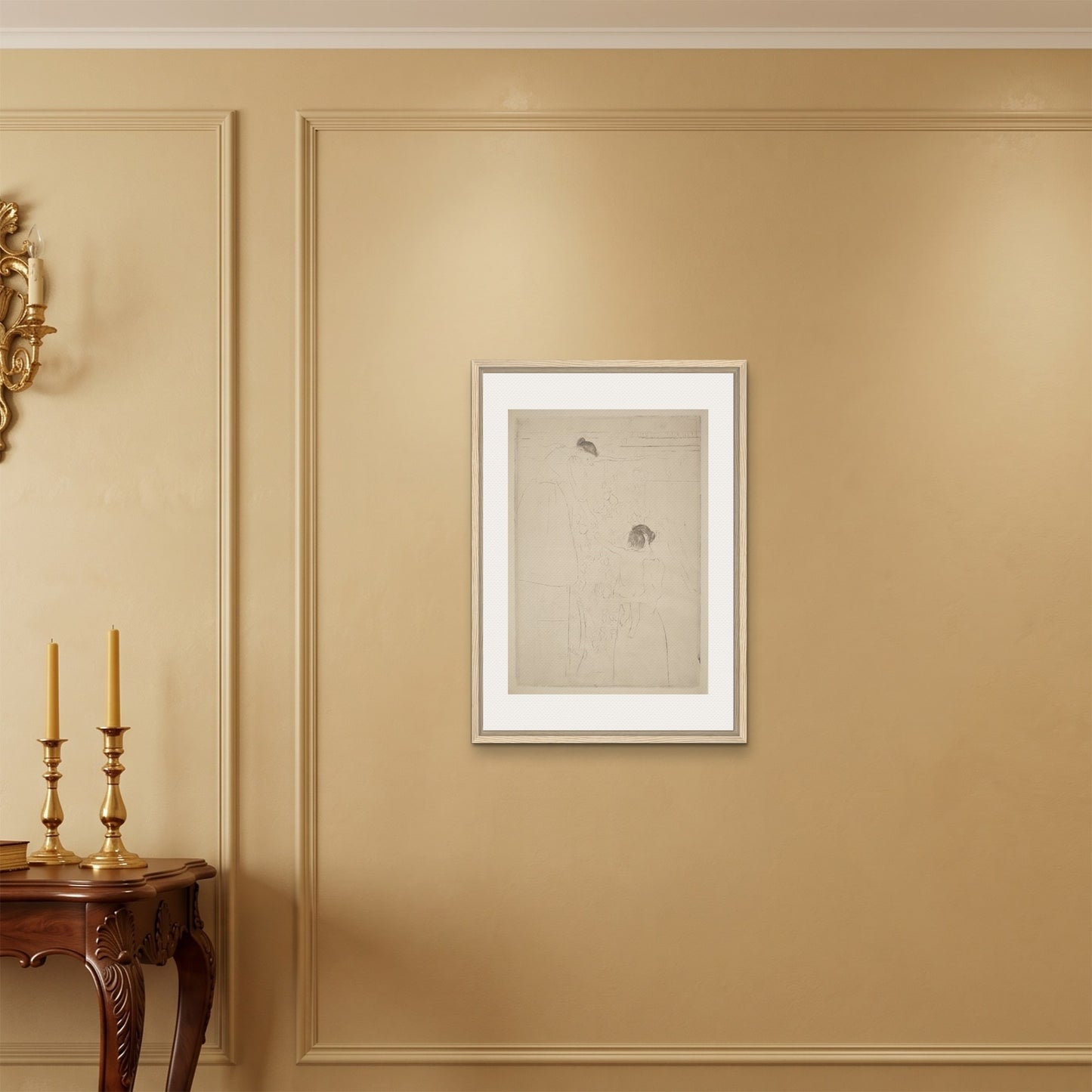 Orlonzo - FRAMED CANVAS WOOD 50x70cm20x28 ROOM