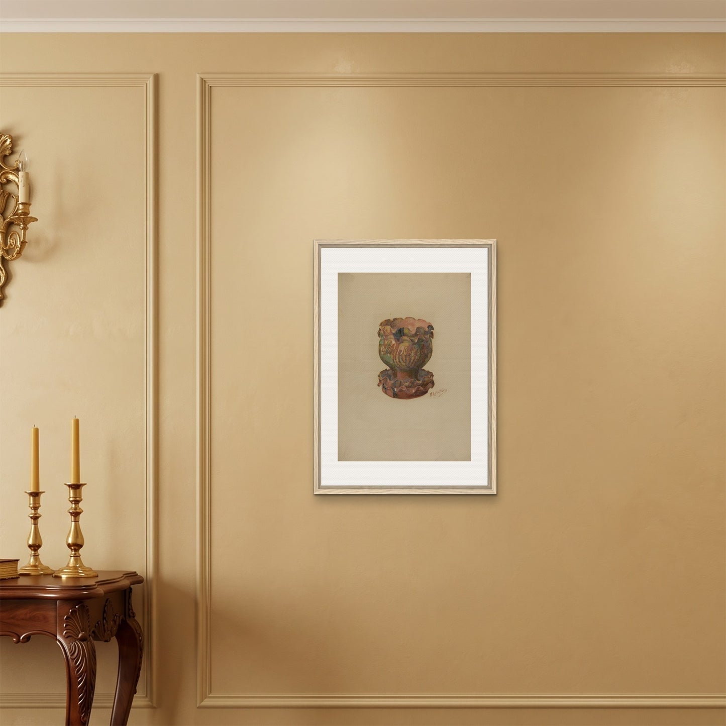 Orlonzo - FRAMED CANVAS WOOD 50x70cm20x28 ROOM