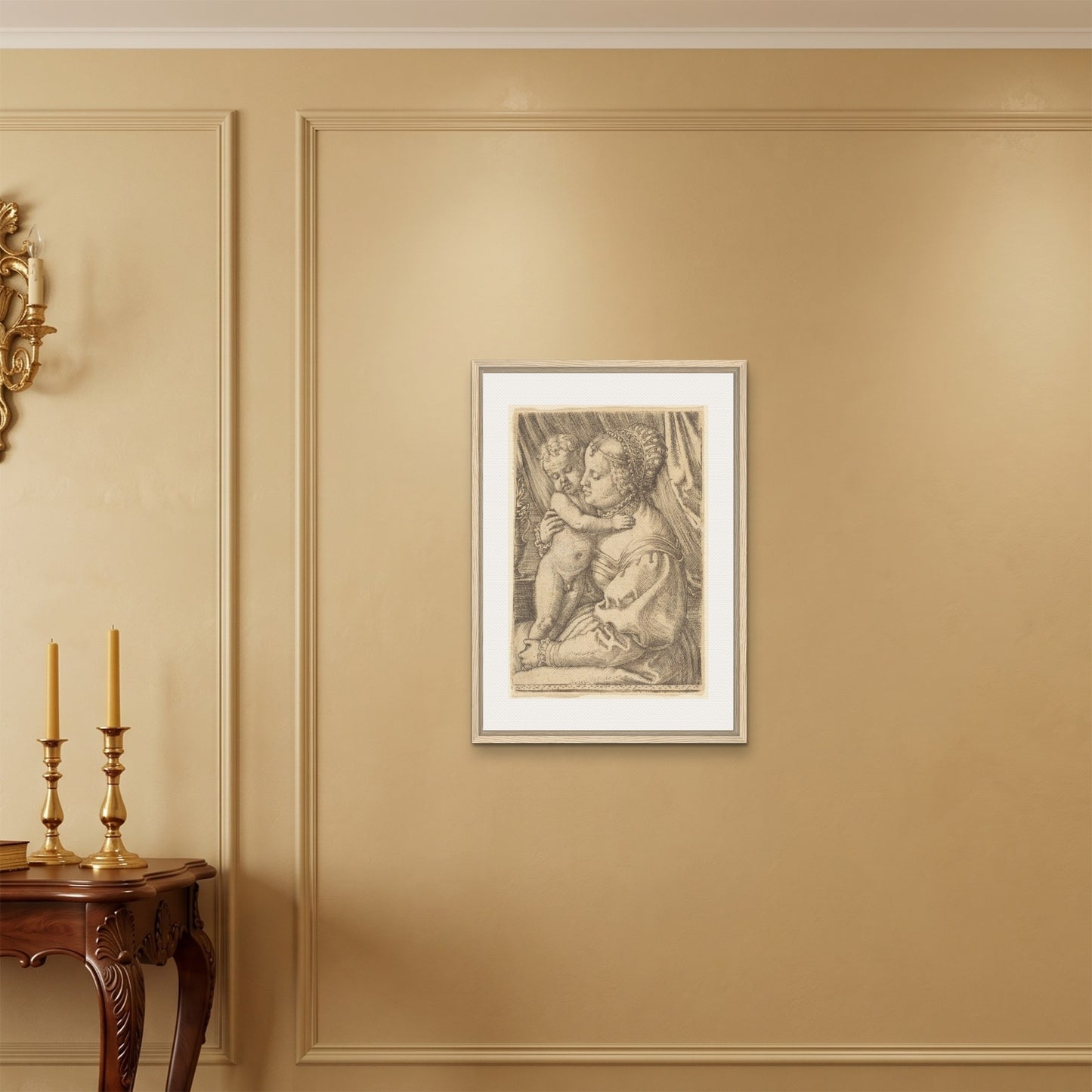 Orlonzo - FRAMED CANVAS WOOD 50x70cm20x28 ROOM