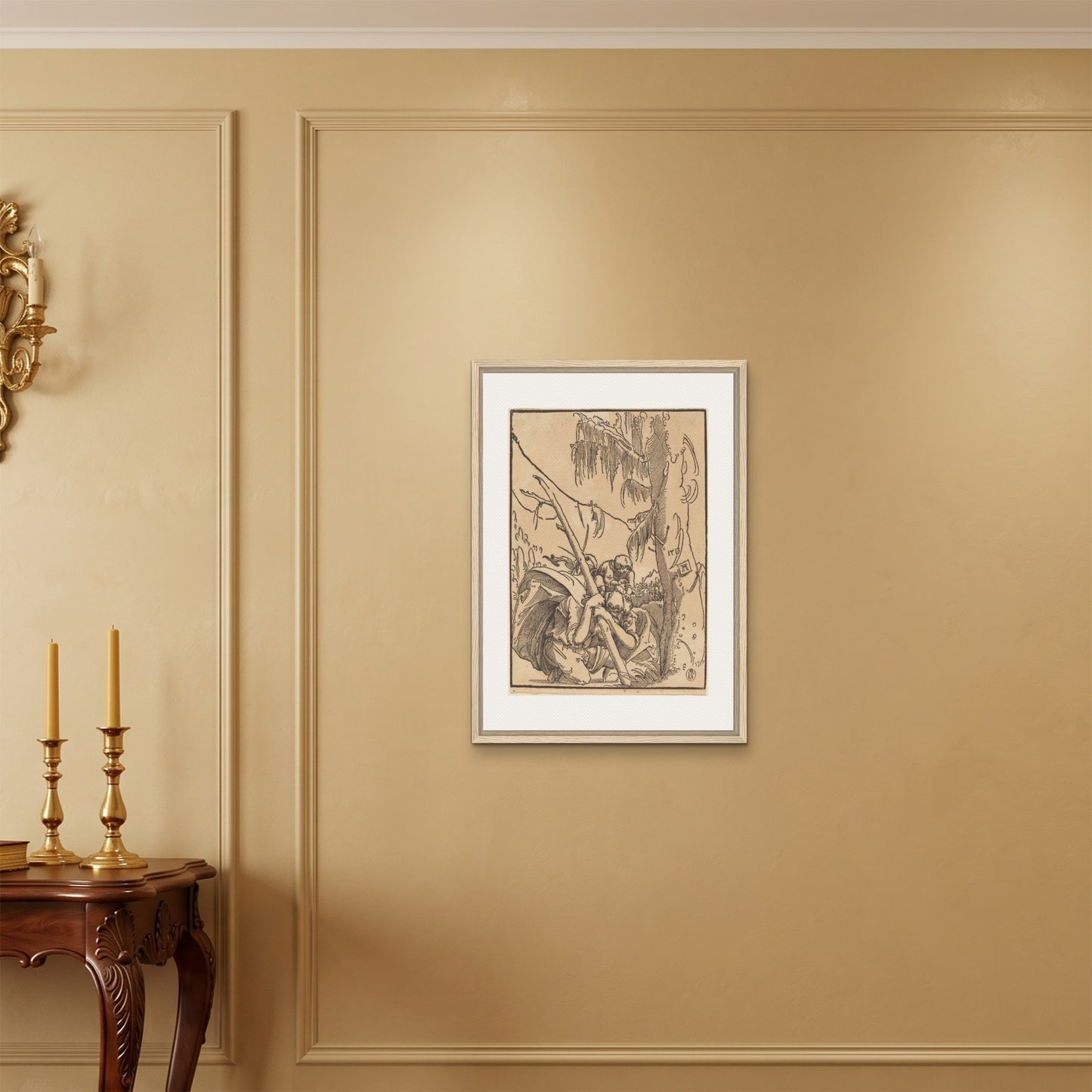 Orlonzo - FRAMED CANVAS WOOD 50x70cm20x28 ROOM