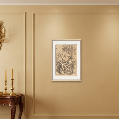 Orlonzo - FRAMED CANVAS WOOD 50x70cm20x28 ROOM