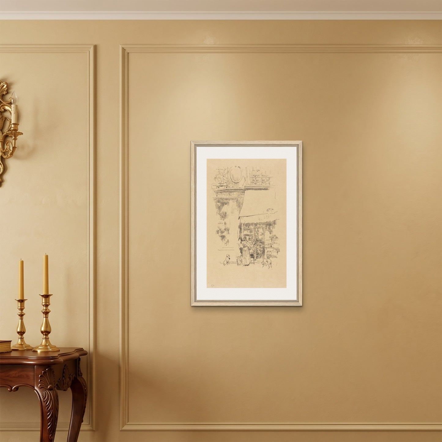 Orlonzo - FRAMED CANVAS WOOD 50x75cm20x30 ROOM