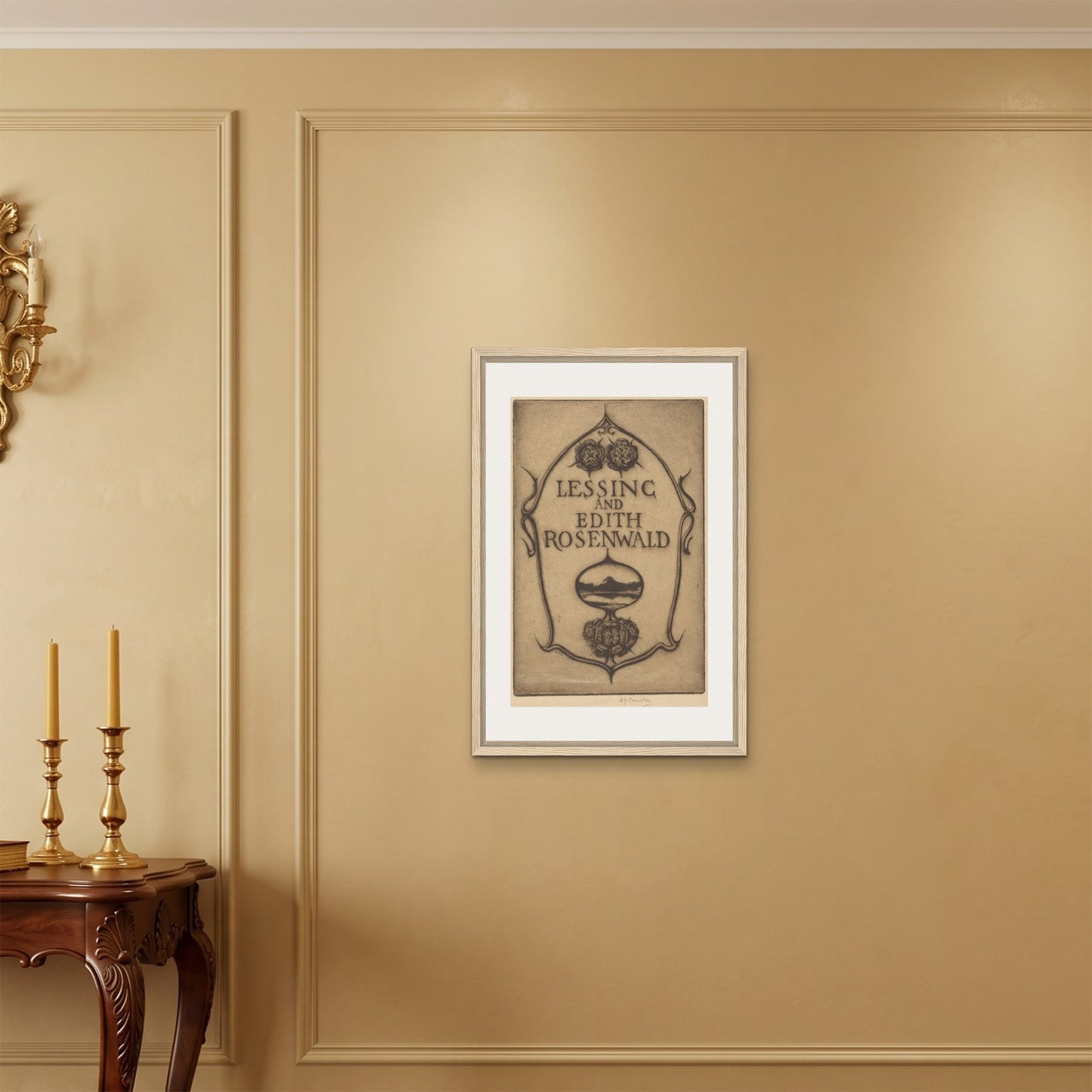 Orlonzo - FRAMED CANVAS WOOD 50x75cm20x30 ROOM