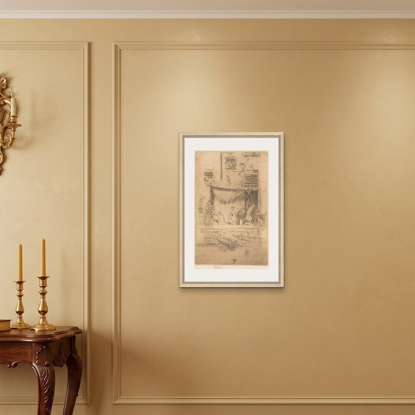 Orlonzo - FRAMED CANVAS WOOD 50x75cm20x30 ROOM
