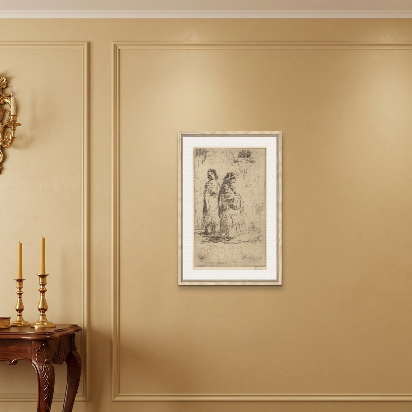 Orlonzo - FRAMED CANVAS WOOD 50x75cm20x30 ROOM
