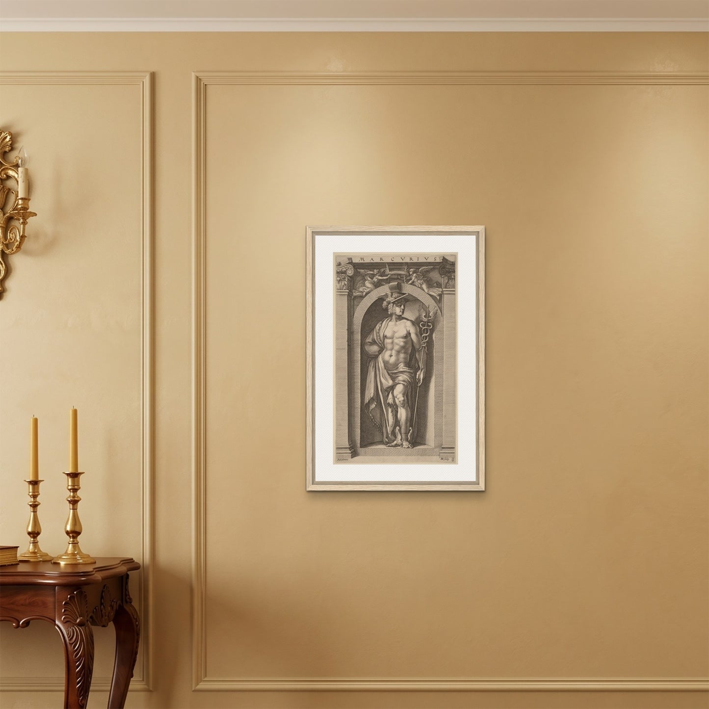 Orlonzo - FRAMED CANVAS WOOD 50x75cm20x30 ROOM