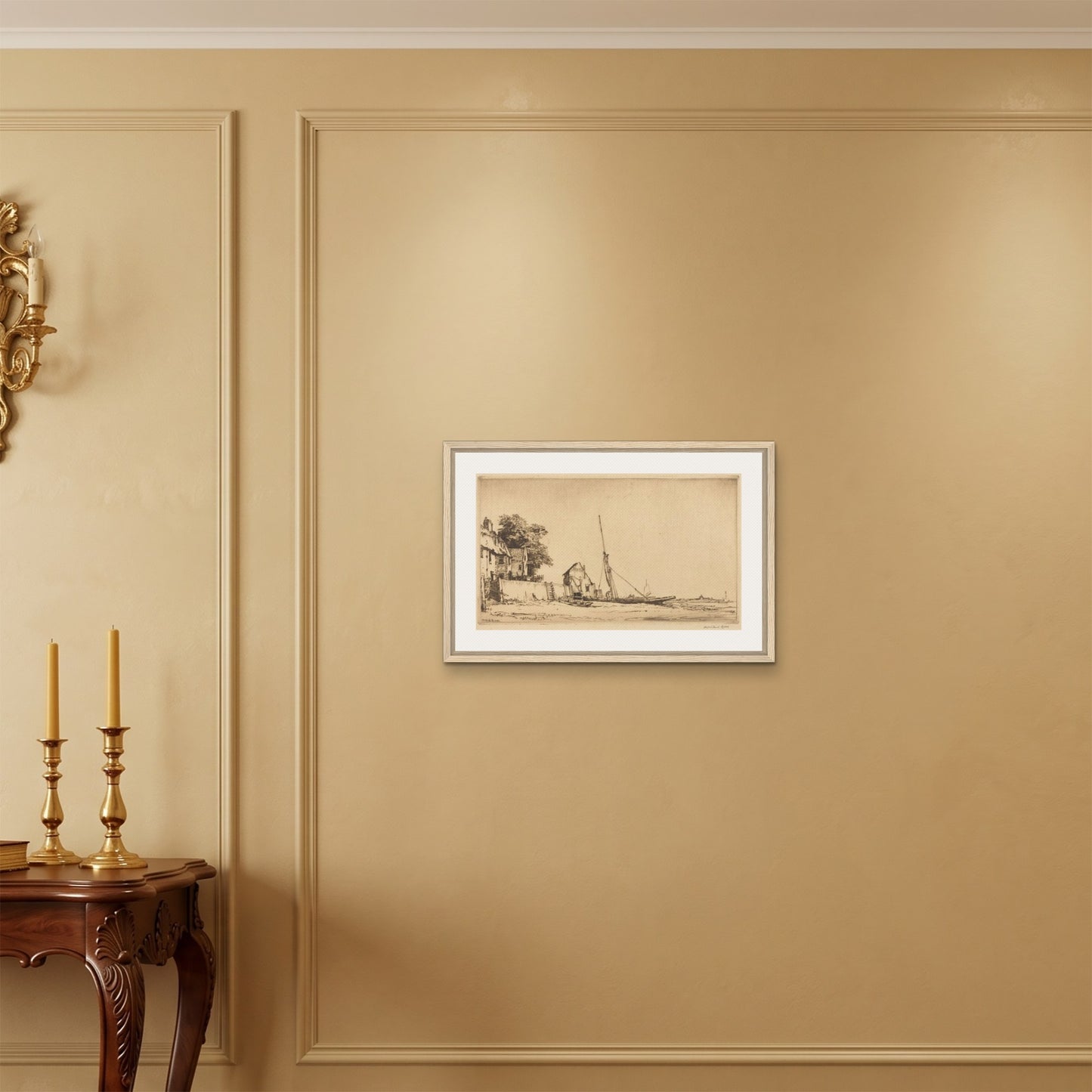 Orlonzo - FRAMED CANVAS WOOD 6040cm2416 ROOM