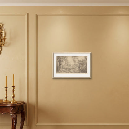 Orlonzo - FRAMED CANVAS WOOD 6040cm2416 ROOM