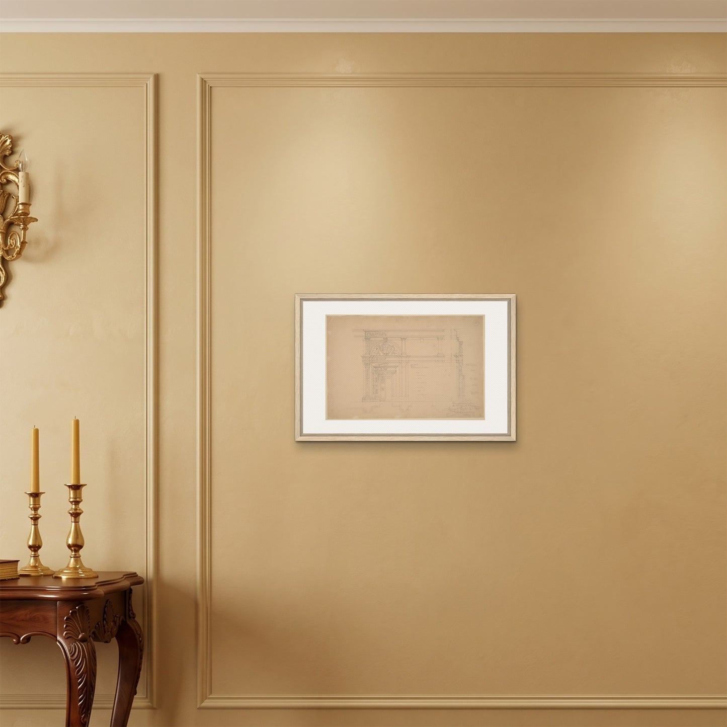 Orlonzo - FRAMED CANVAS WOOD 6040cm2416 ROOM