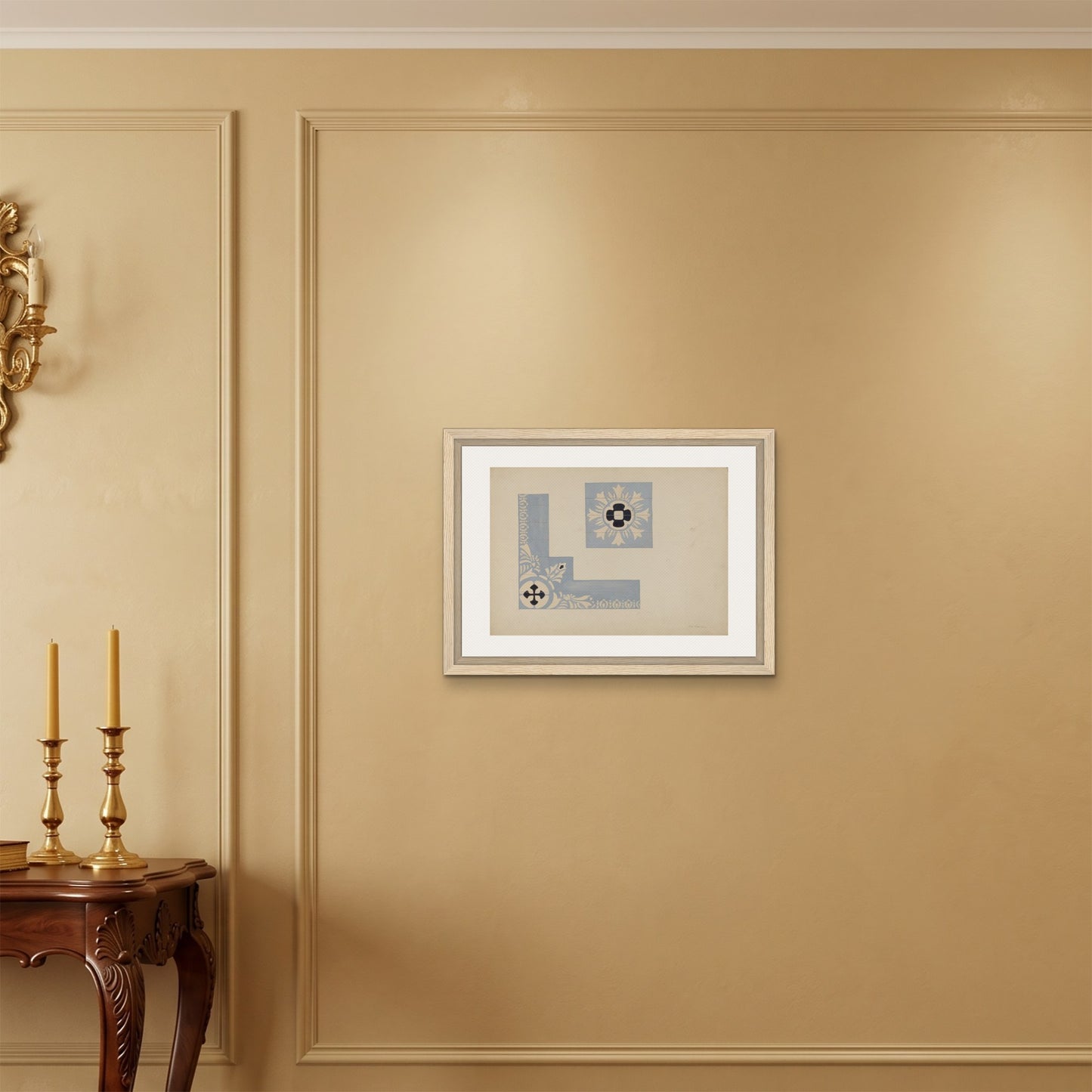 Orlonzo - FRAMED CANVAS WOOD 6045cm2418 ROOM