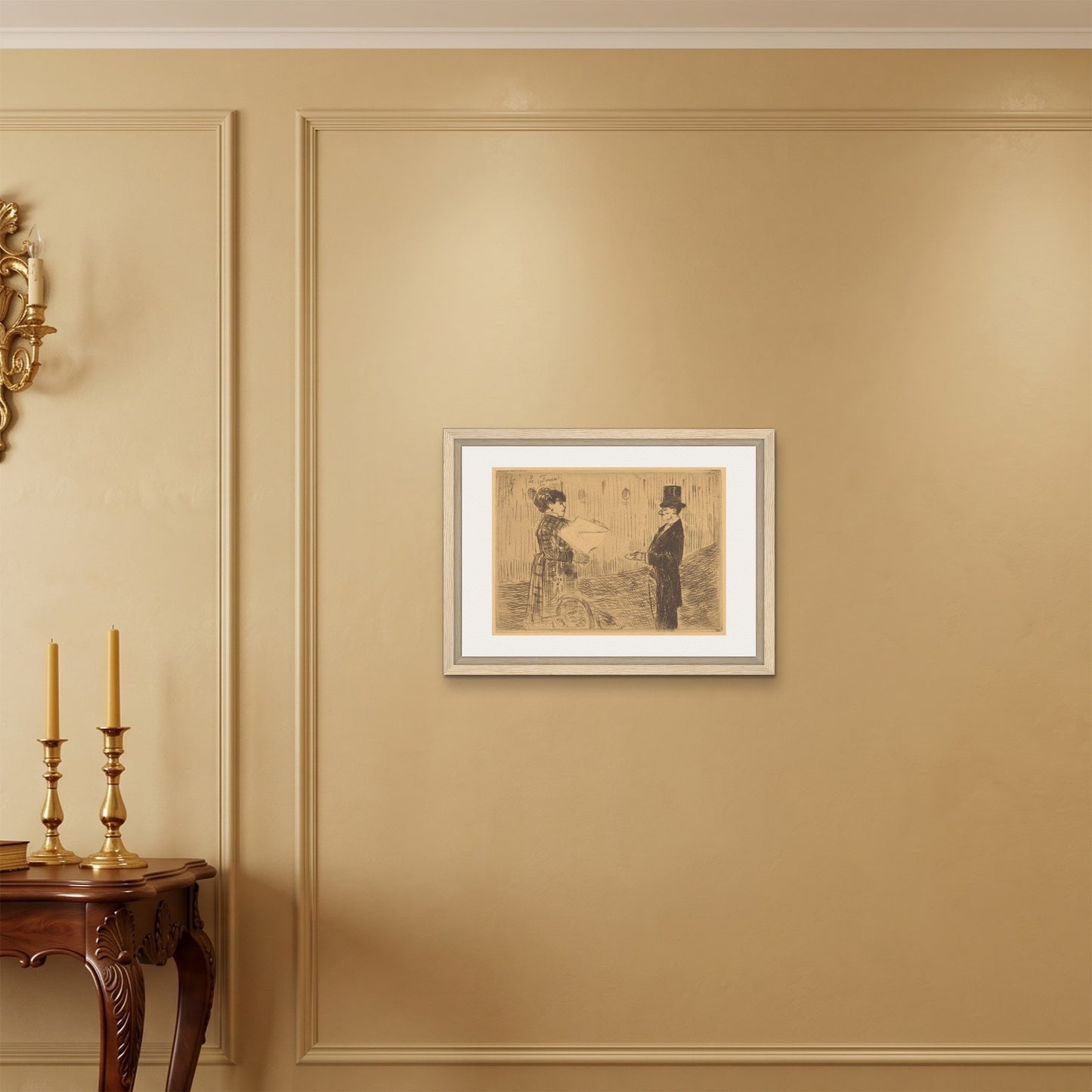 Orlonzo - FRAMED CANVAS WOOD 6045cm2418 ROOM