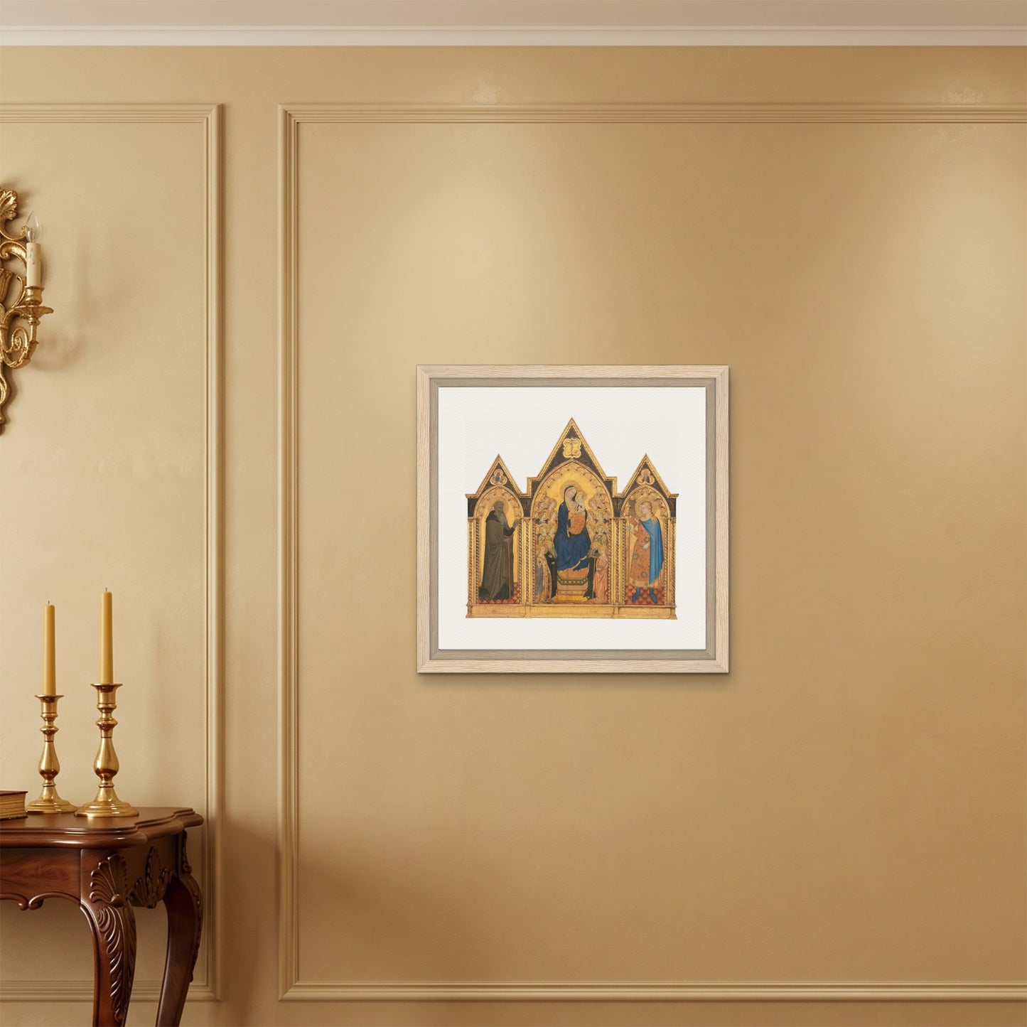 Orlonzo - FRAMED CANVAS WOOD 6060cm2424 ROOM