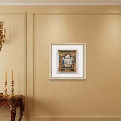 Orlonzo - FRAMED CANVAS WOOD 60x60cm24x24 ROOM