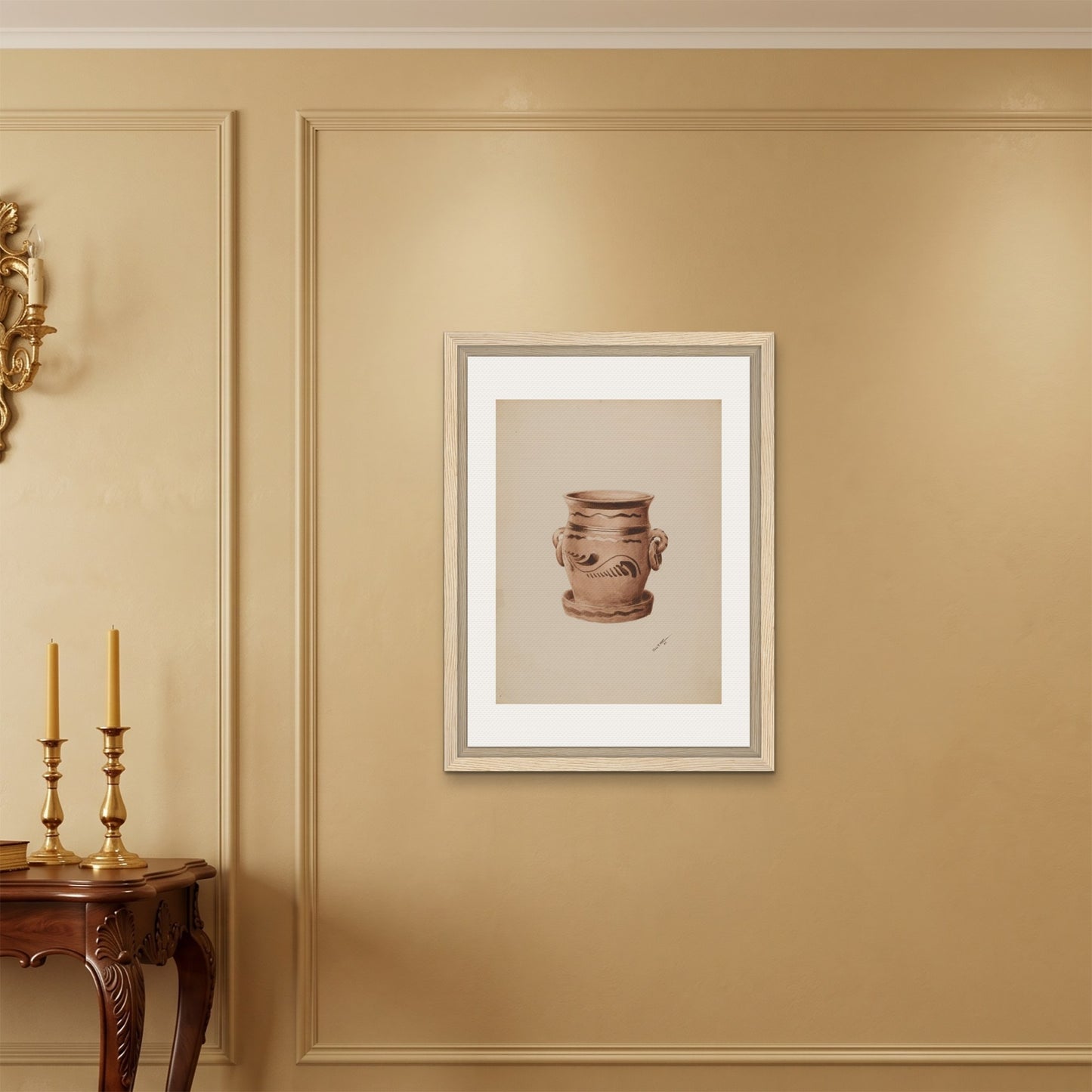 Orlonzo - FRAMED CANVAS WOOD 60x80cm24x32 ROOM