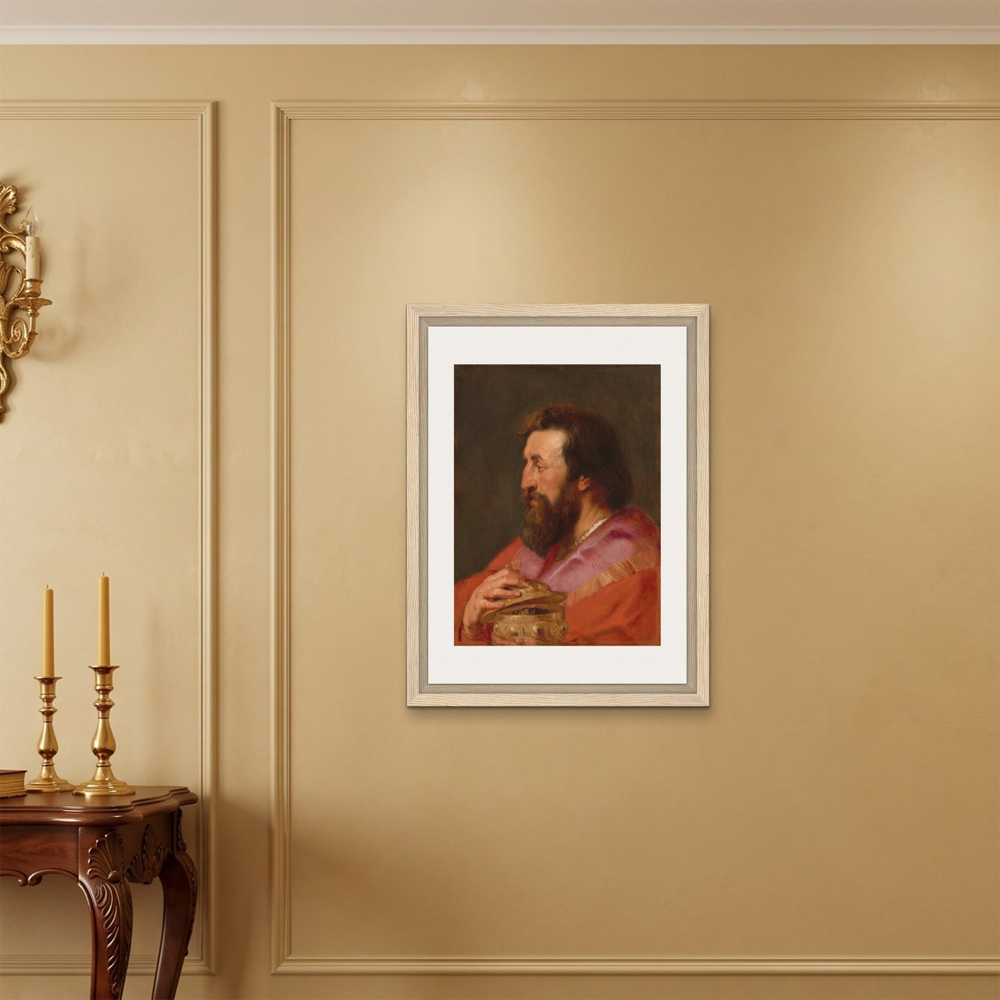 Orlonzo - FRAMED CANVAS WOOD 60x80cm24x32 ROOM