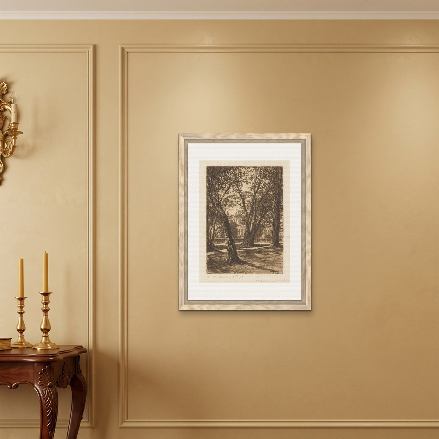 Orlonzo - FRAMED CANVAS WOOD 60x80cm24x32 ROOM