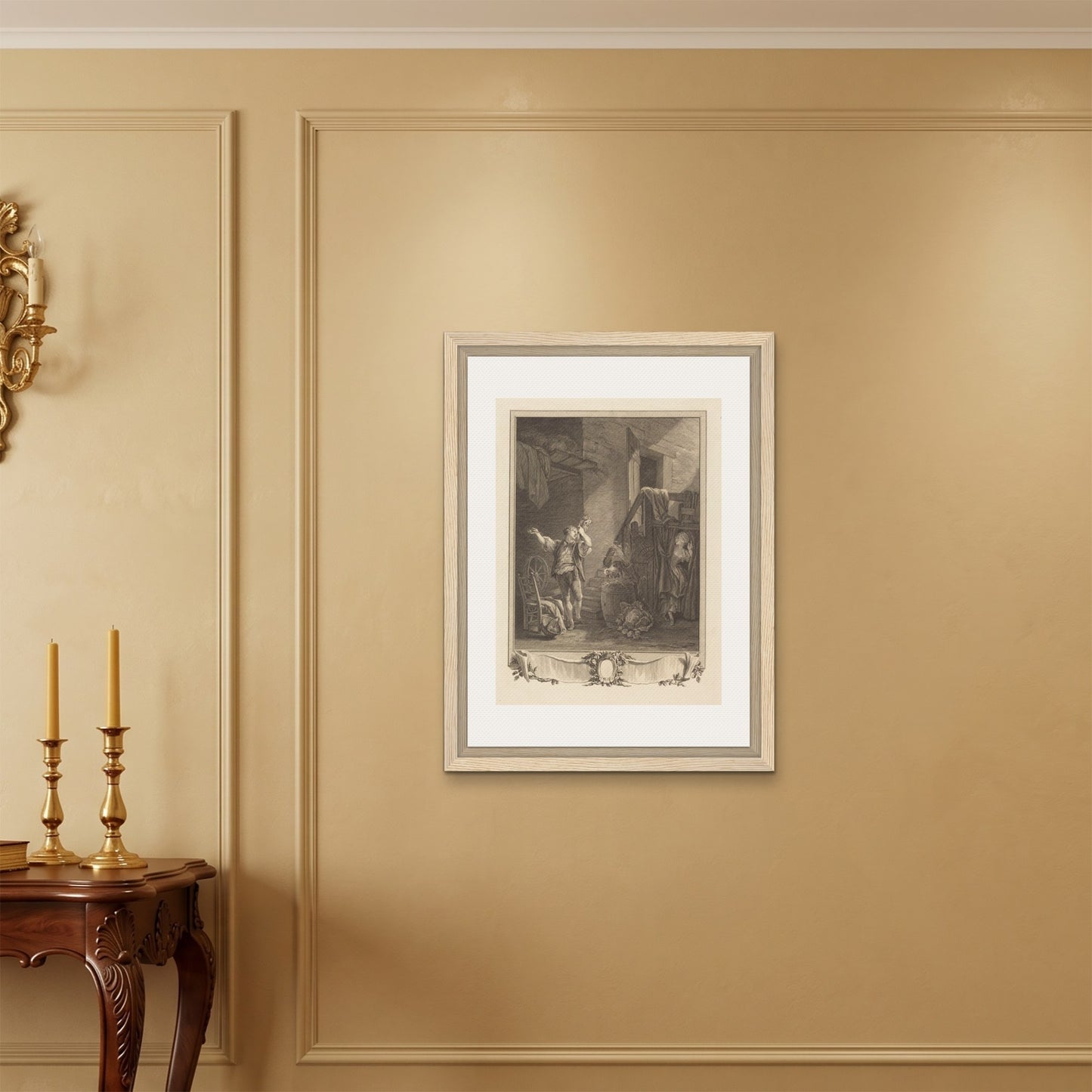 Orlonzo - FRAMED CANVAS WOOD 60x80cm24x32 ROOM