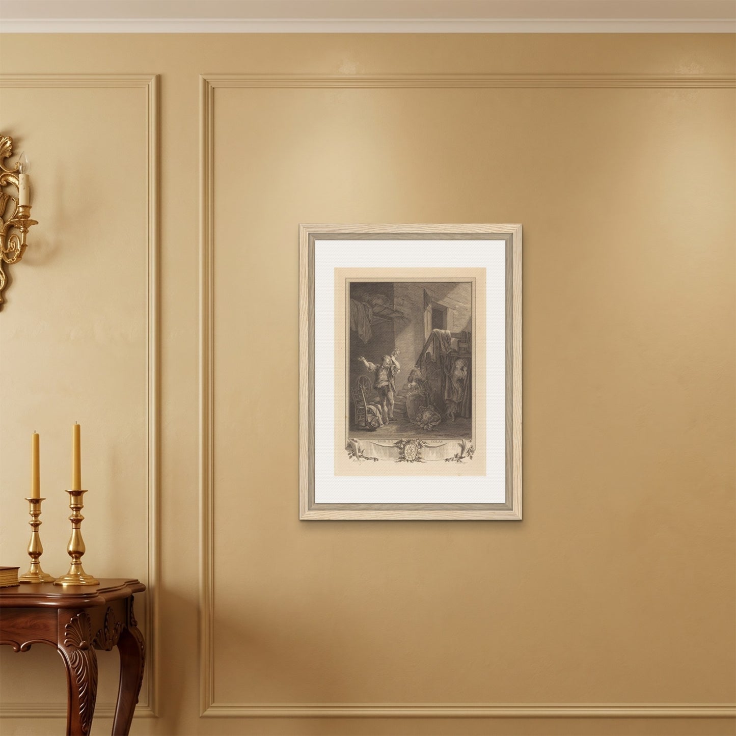 Orlonzo - FRAMED CANVAS WOOD 60x80cm24x32 ROOM