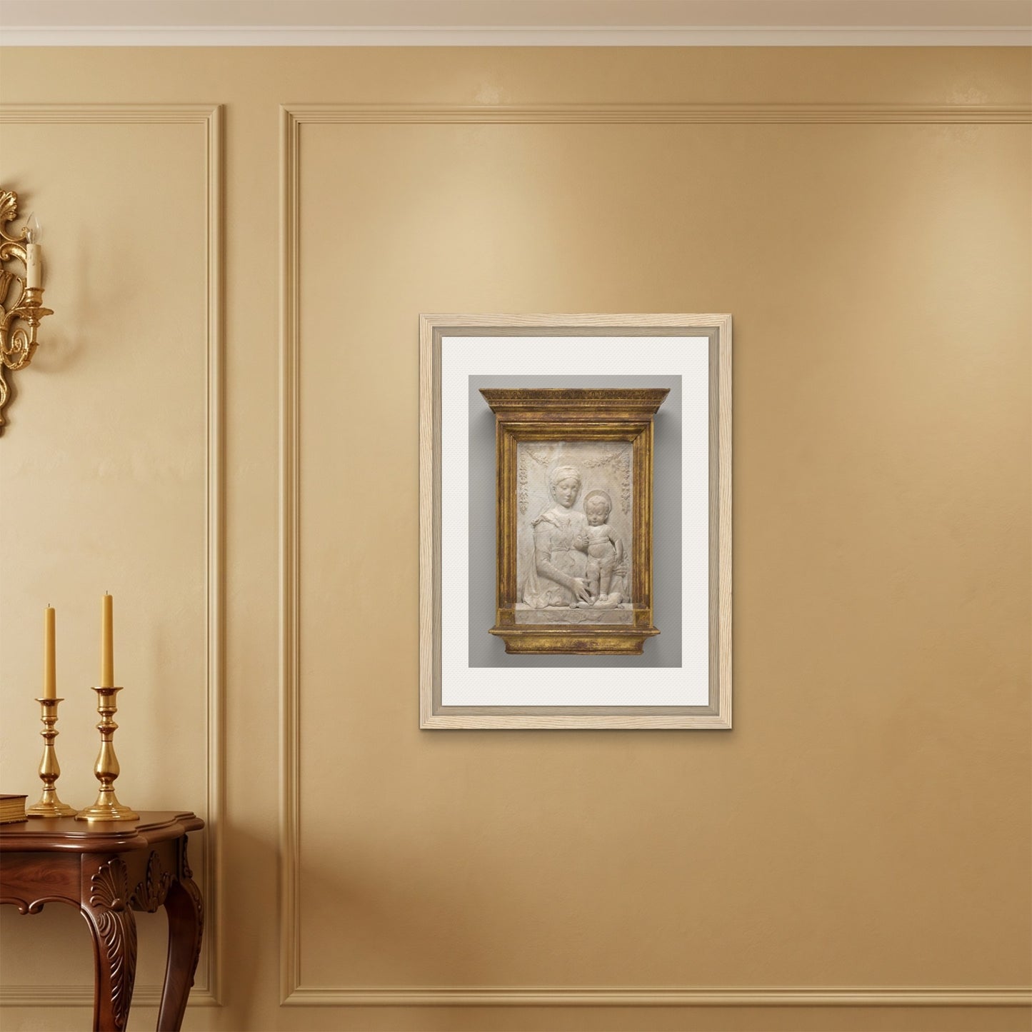 Orlonzo - FRAMED CANVAS WOOD 60x80cm24x32 ROOM