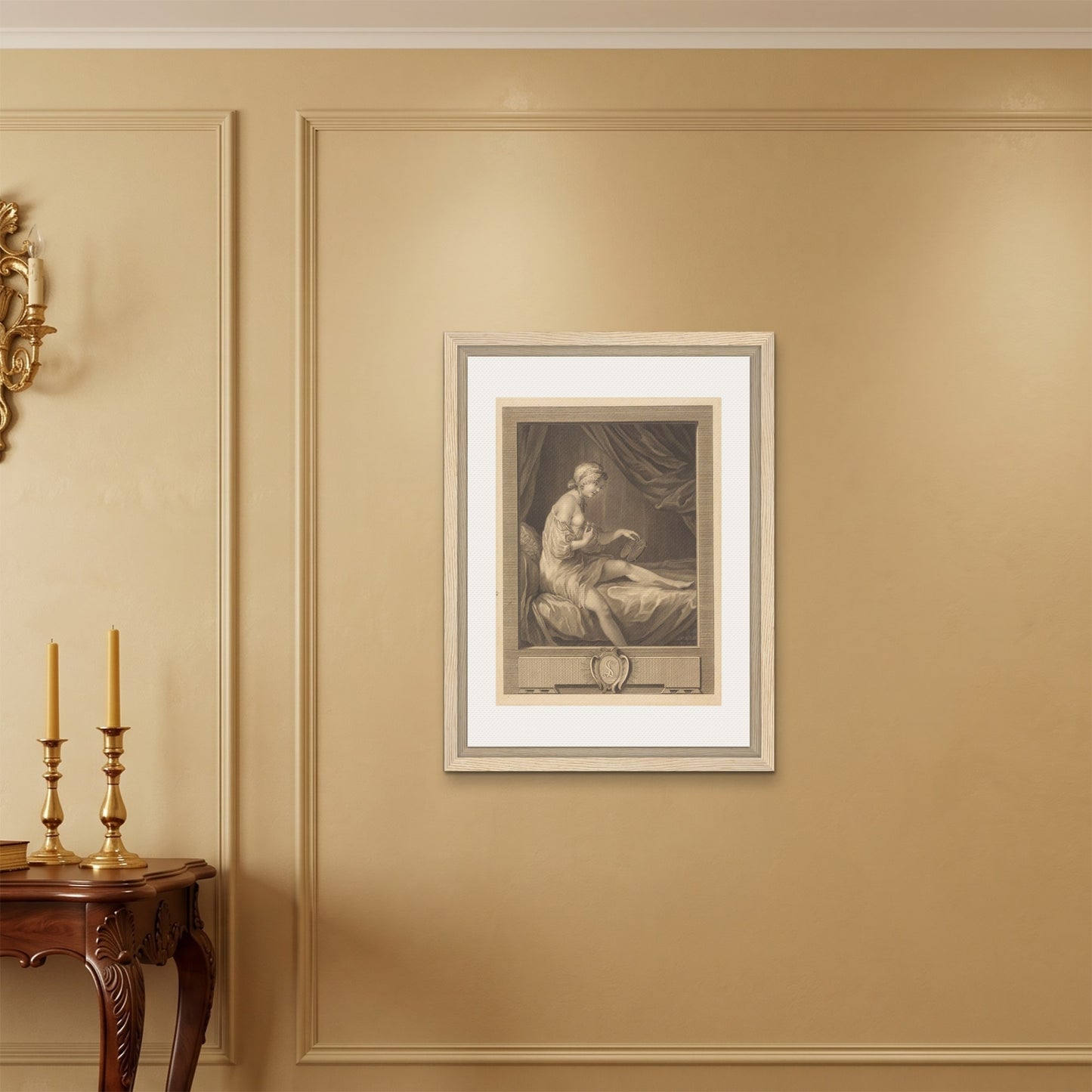 Orlonzo - FRAMED CANVAS WOOD 60x80cm24x32 ROOM