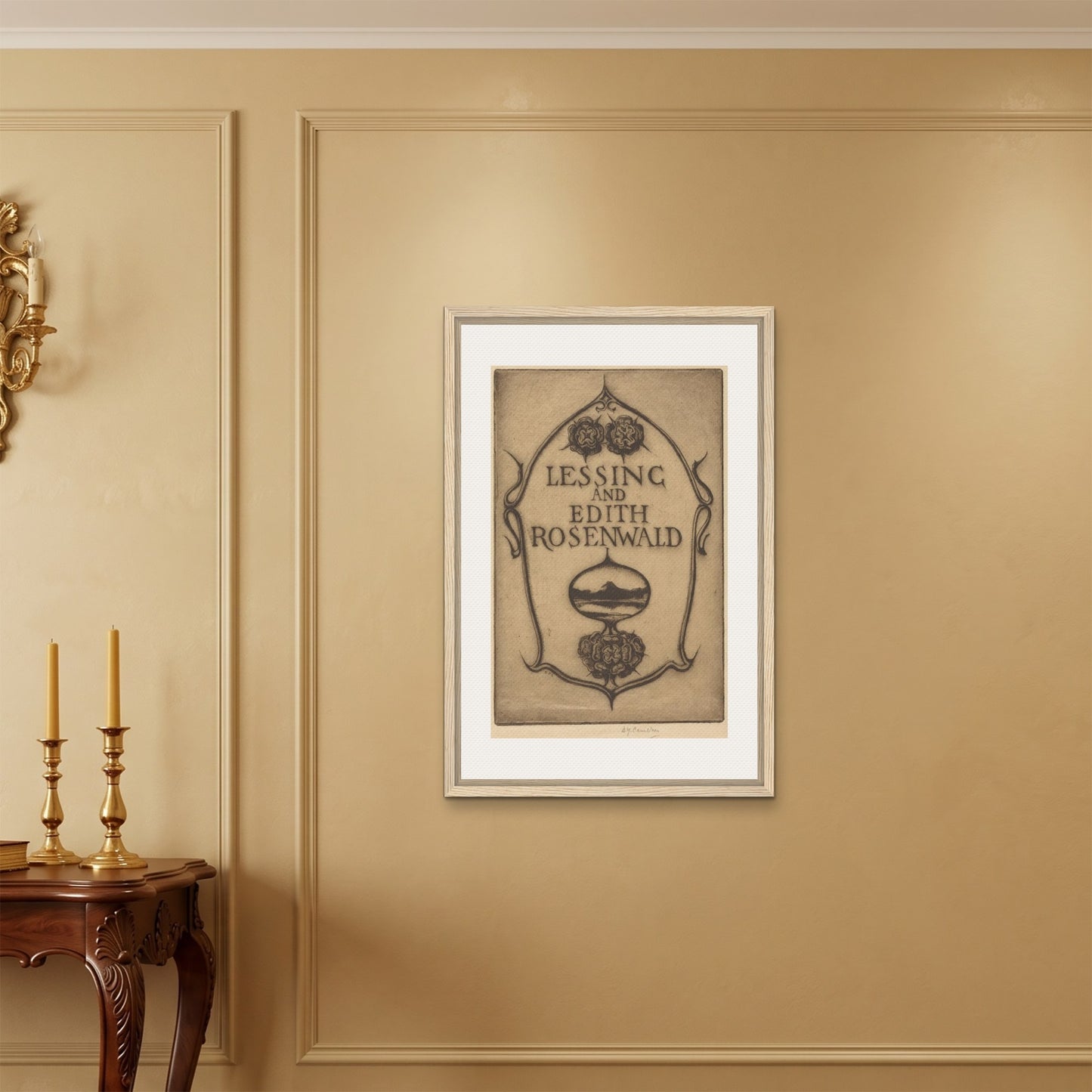 Orlonzo - FRAMED CANVAS WOOD 60x90cm24x36 ROOM