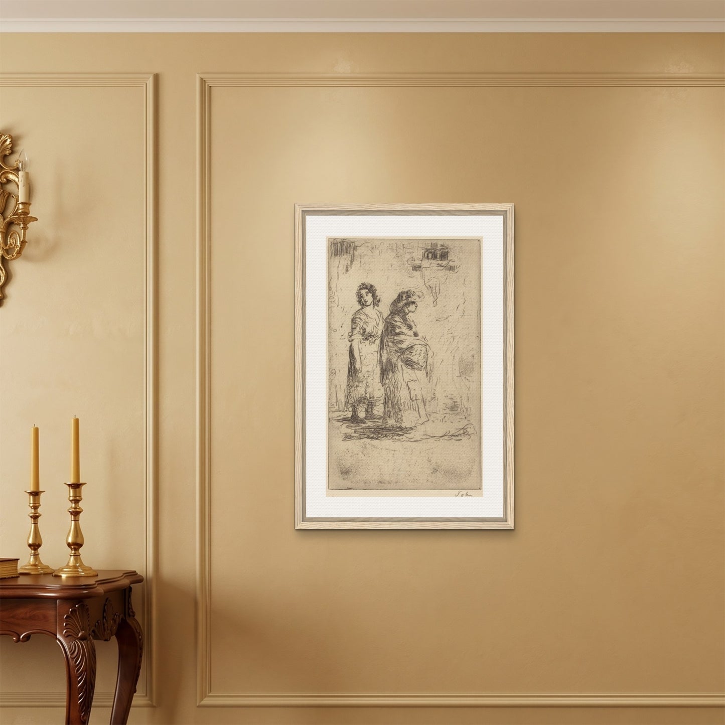 Orlonzo - FRAMED CANVAS WOOD 60x90cm24x36 ROOM