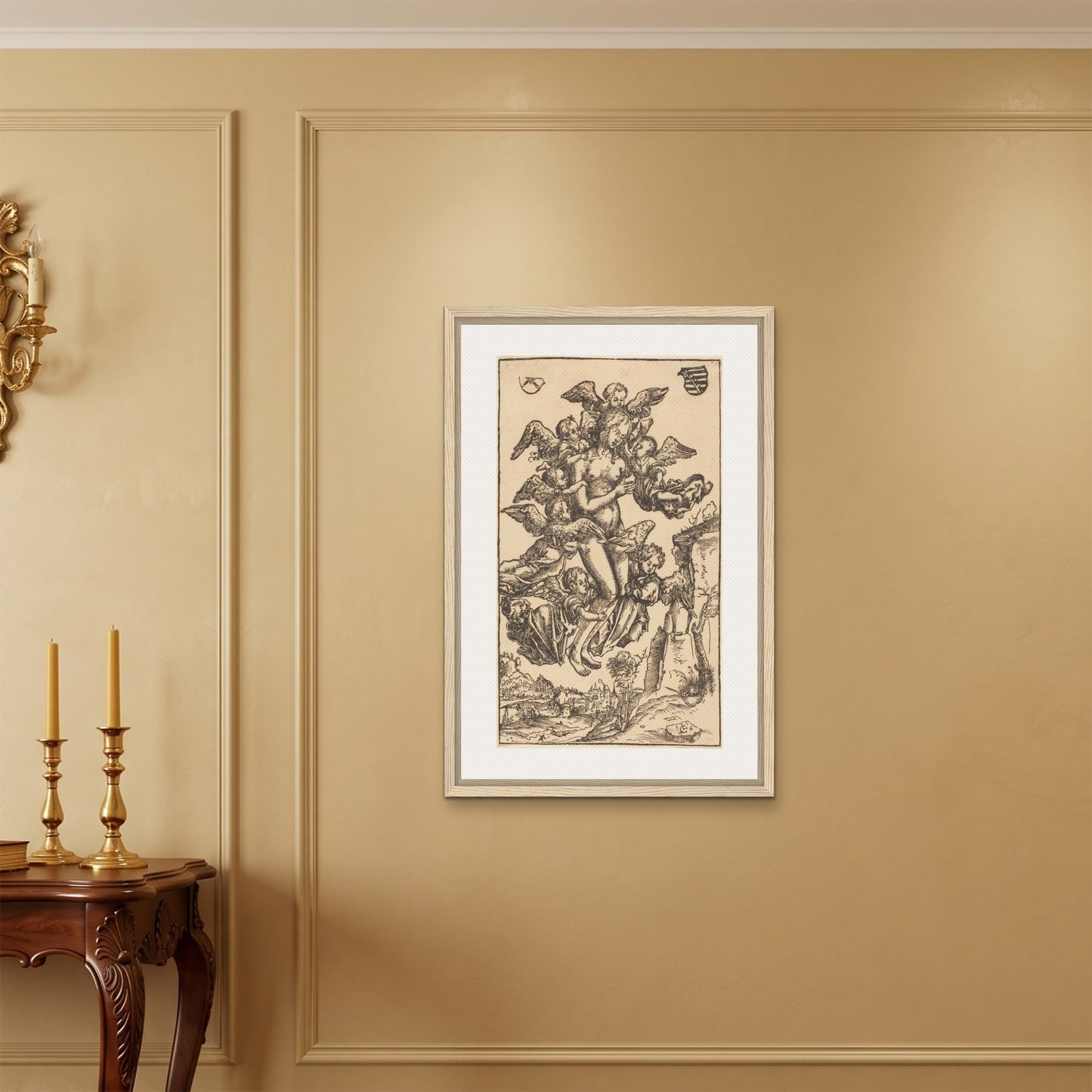 Orlonzo - FRAMED CANVAS WOOD 60x90cm24x36 ROOM