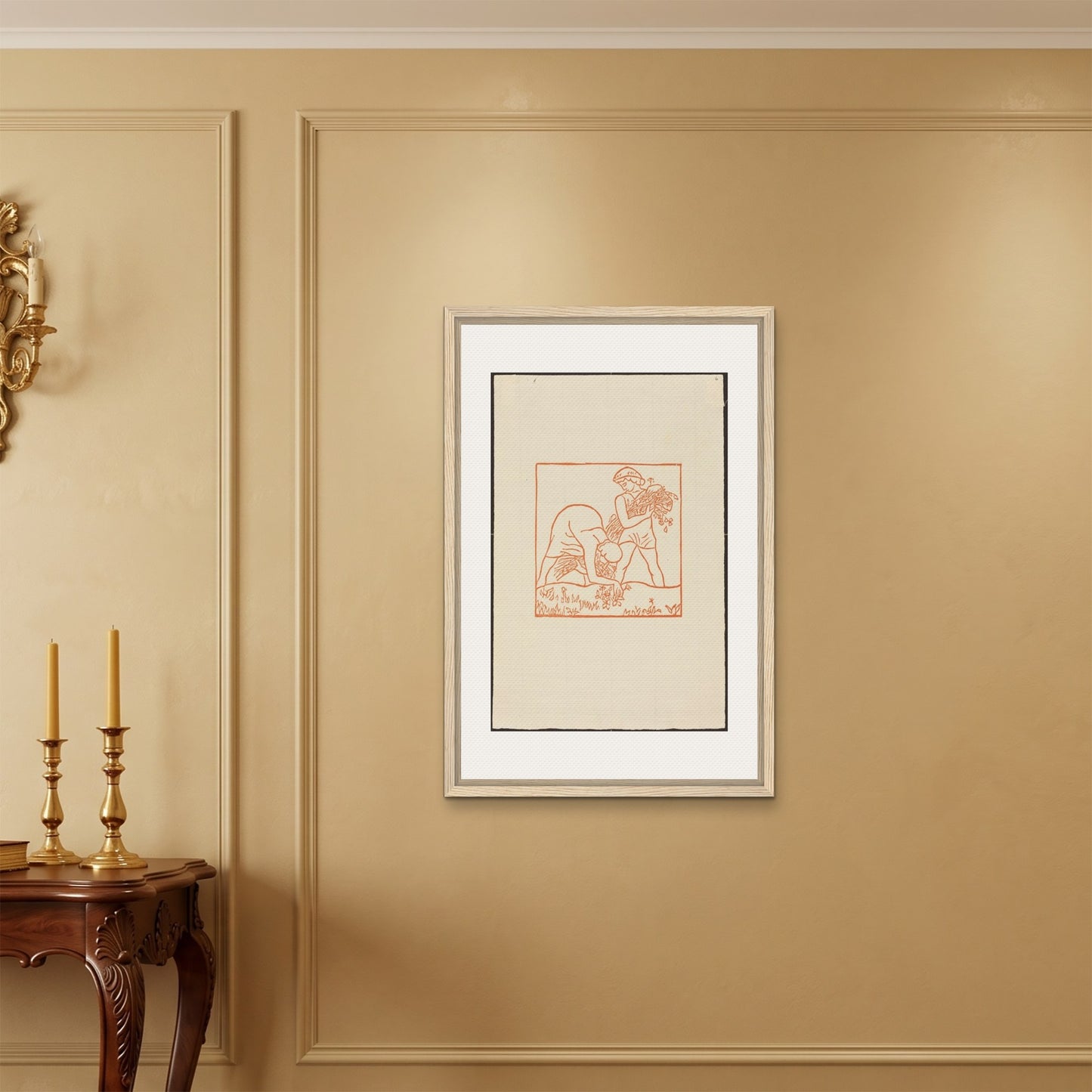 Orlonzo - FRAMED CANVAS WOOD 60x90cm24x36 ROOM