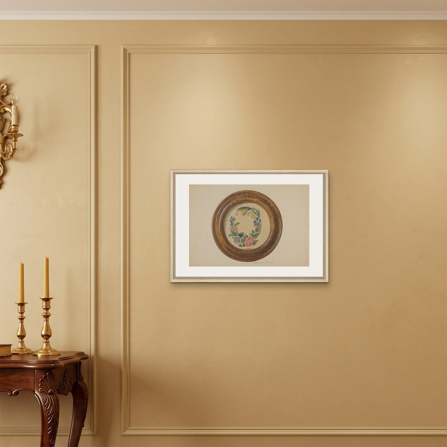Orlonzo - FRAMED CANVAS WOOD 7050cm2820 ROOM