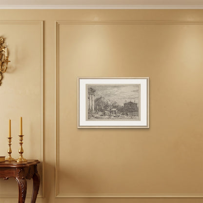 Orlonzo - FRAMED CANVAS WOOD 7050cm2820 ROOM