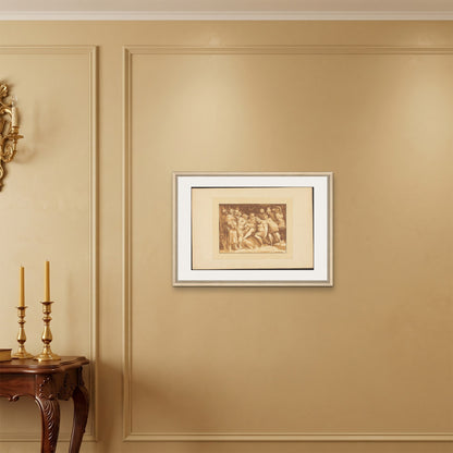 Orlonzo - FRAMED CANVAS WOOD 7050cm2820 ROOM