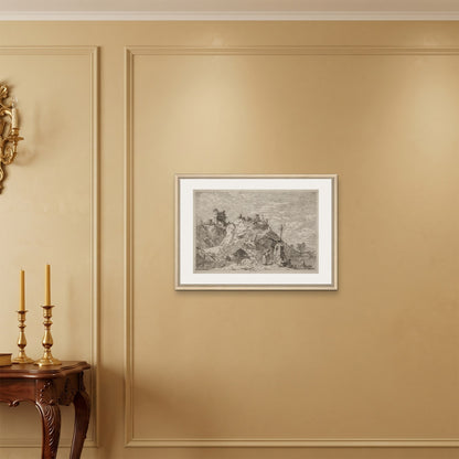 Orlonzo - FRAMED CANVAS WOOD 7050cm2820 ROOM