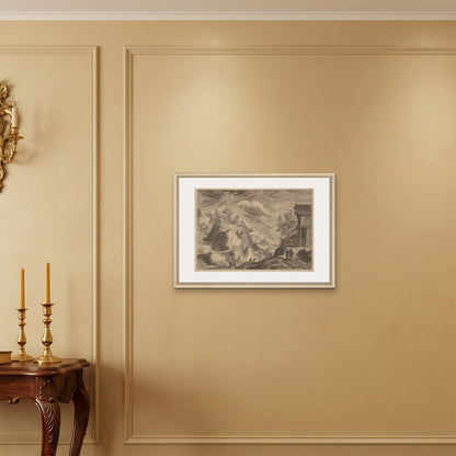 Orlonzo - FRAMED CANVAS WOOD 7050cm2820 ROOM